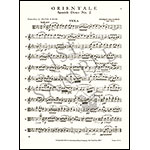 Orientale for viola and piano; Enrique Granados (International Music)