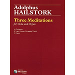 Three Meditations for viola and organ; Adolphus Hailstork