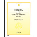 Largo from 'Xerxes' for viola and piano; George Frideric Handel