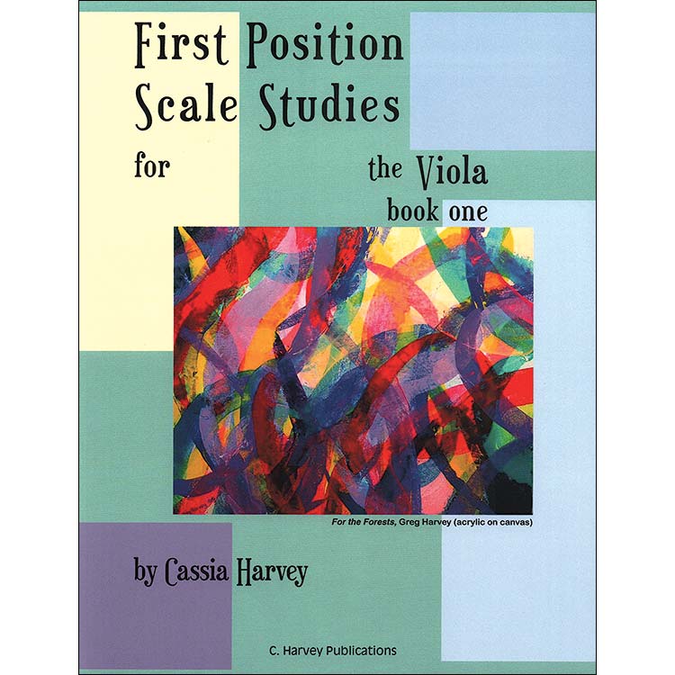 First Position Scale Studies, book 1 for viola; Cassia Harvey (C. Harvey Publications)