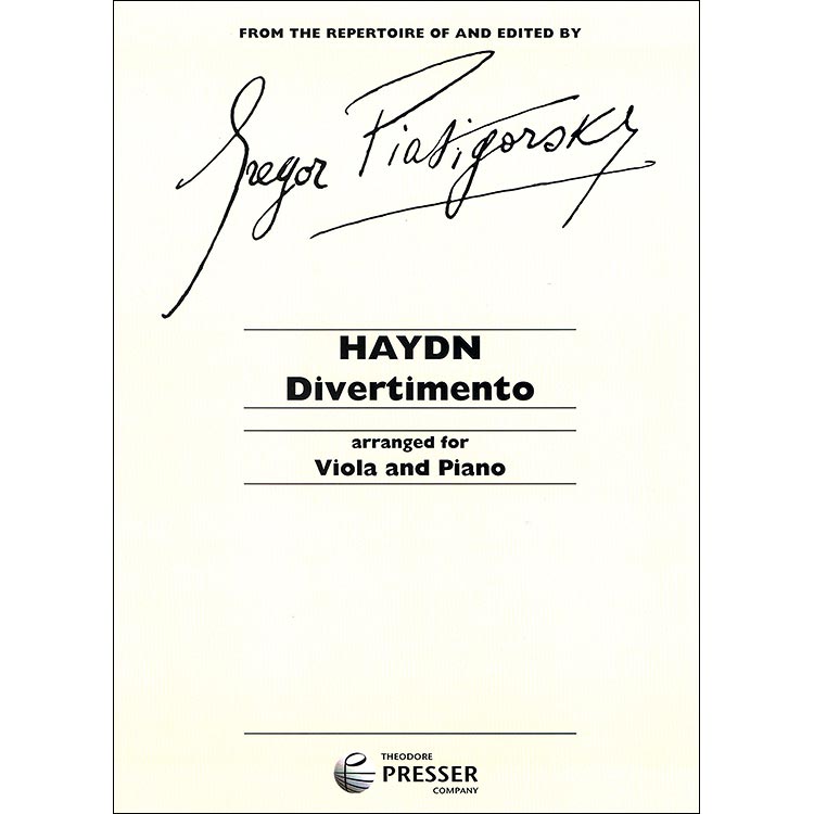Divertimento in D Major, viola; Haydn/Piatigorsky (EV)