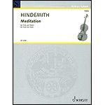 Meditation from Nobilissima Visione, viola and piano; Paul Hindemith