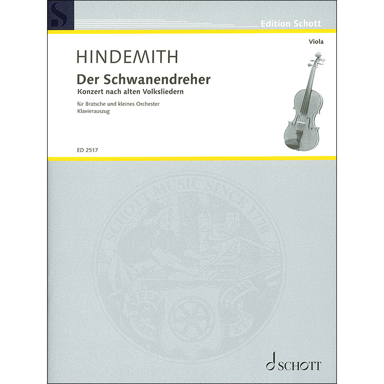 Der Schwanendreher, viola and piano; Paul Hindemith