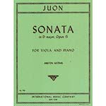 Sonata in D Major, op. 15, viola; Juon (Int)