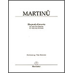 Rhapsody-Concerto for Viola and Piano (urtext); Bohuslav Martinu (Barenreiter Verlag)
