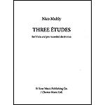 Three Etudes for Solo Viola and Pre-Recorded Electronics; Nico Muhly (Music Sales America)
