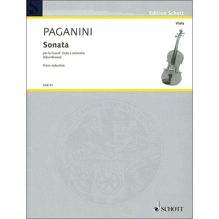 Grand Sonata for viola and piano; Niccolo Paganini