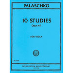 Ten Studies, Op. 49 for viola; Johannes Palaschko