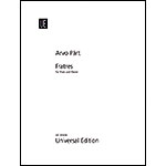 Fratres for Viola and Piano; Arvo Part (Universal Editions)