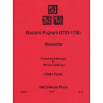 Menuetto, for Viola and Piano; Gaetano Pugnani (Medici Music Press)