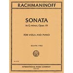 Sonata in G Minor, op. 19, viola and piano; Sergei Rachmaninoff (International)