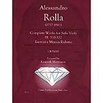 Complete Works for Solo Viola, BI. 310-322; Alessandro Rolla (Gems Music Publications)