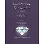 Six Solos, Op. 19 for Solo Viola; Georg Abraham Schneider (Gems Music Publications)