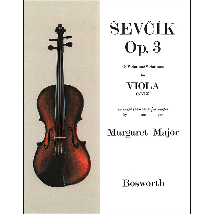 Forty Variations, opus 3 for viola; Otakar Sevcik (Bosworth)