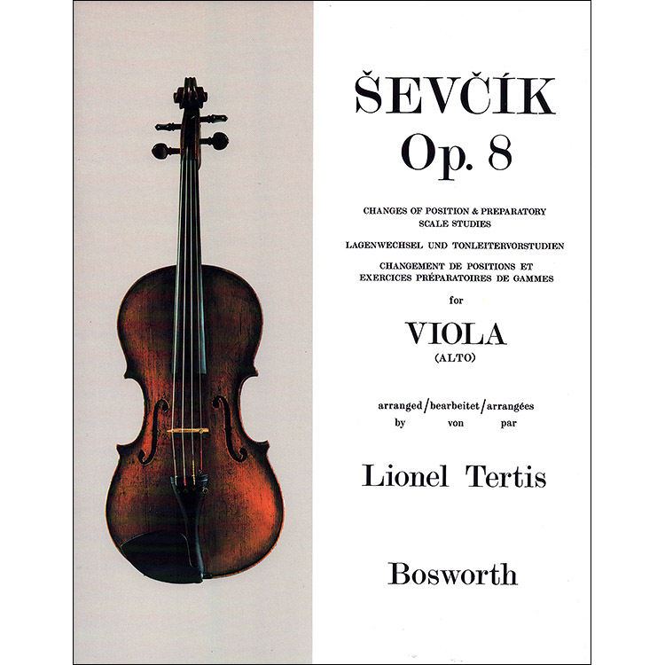 Shifting Positions/Prep. Scale Studies op. 8,viola; Otakar Sevcik (Bosworth)