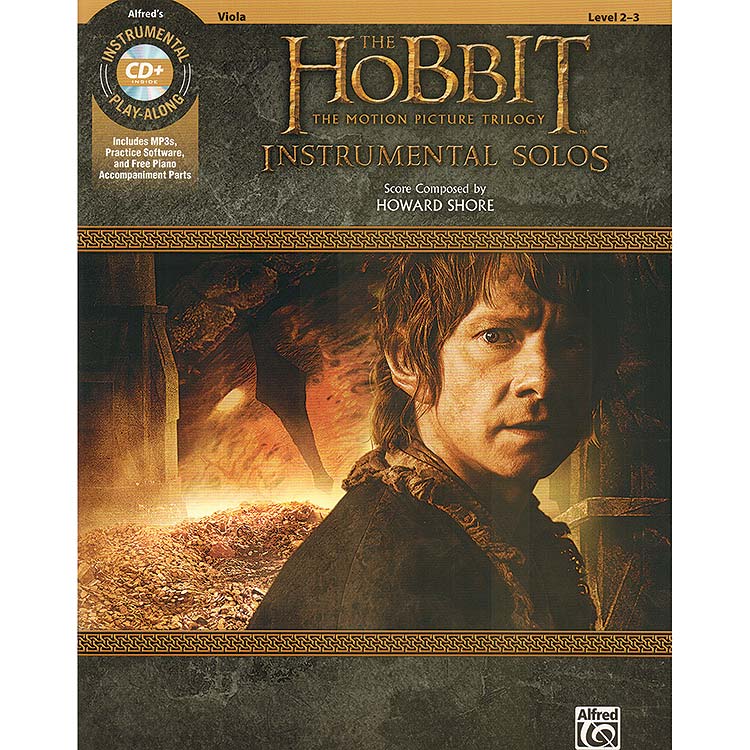 The Hobbit instrumental solos for viola, book with accompaniment CD; Howard Shore (Alfred)