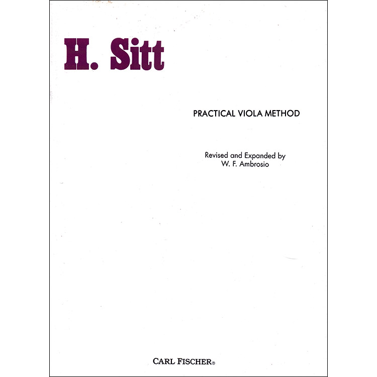 Practical Viola Method; Sitt (CF)