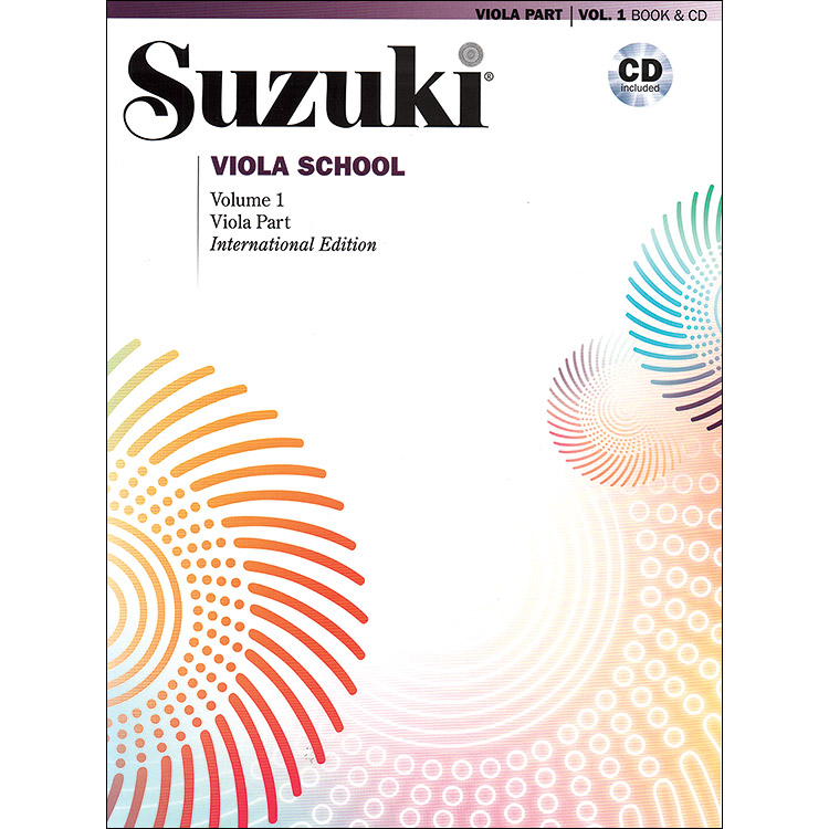 Suzuki Viola School, Volume 1, Book with CD - International Edition