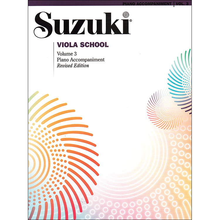Suzuki Viola School, Volume 3, Piano accompaniment - Revised Edition