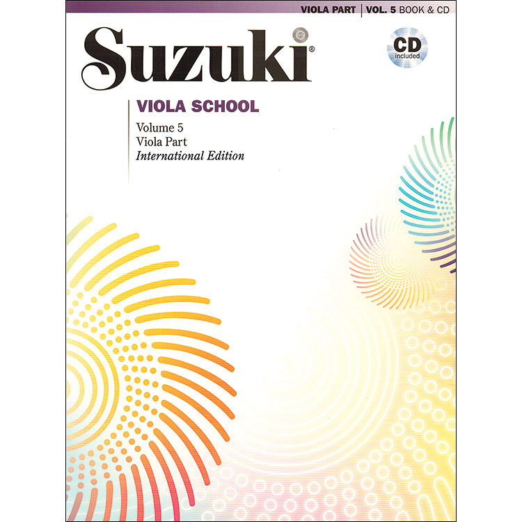 Suzuki Viola School, Volume 5, Book with CD - International Edition