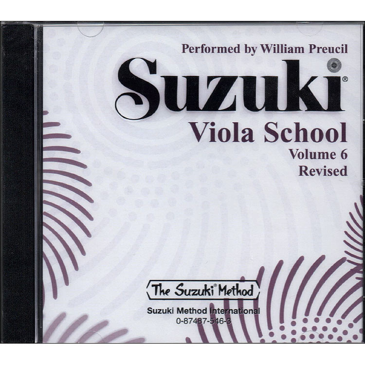 Suzuki Viola School, CD volume 6 (Preucil)