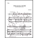 A Bird Came Down the Walk for viola and piano; Toru Takemitsu (Schott Editions)
