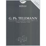 Concerto in G Major, viola and piano, book/3 tempi CD; Georg Philipp Telemann (Dowani Inrernational)