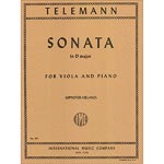 Sonata in D Major, viola; Telemann (Int)