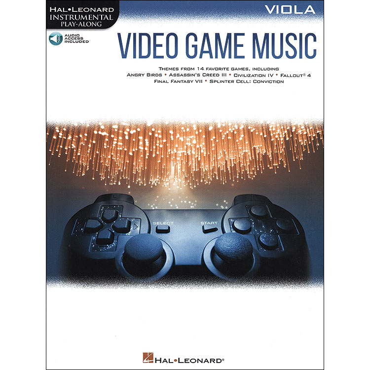 Video Game Music for Viola, with online audio access; Various (Hal Leonard)