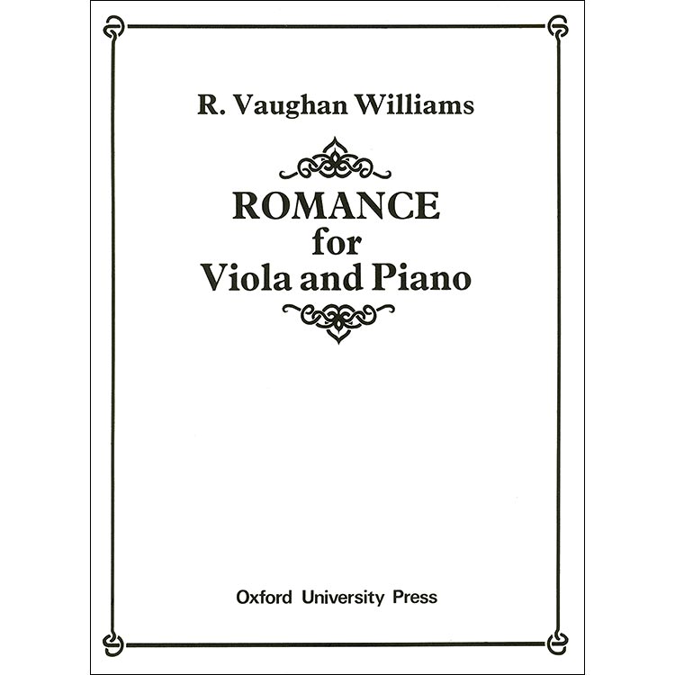 Romance, for Viola and Piano; R. Vaughan Williams (Oxford University Press)