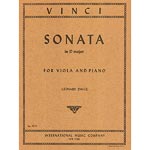 Sonata in D Major for Viola; Vinci (Int)