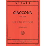 Chaconne in G Minor, Viola; Vitale (Int)