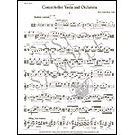 Viola Concerto for viola and piano (1962 revised version); William Walton
