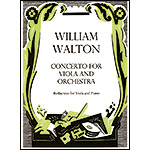 Viola Concerto for viola and piano (1962 revised version); William Walton
