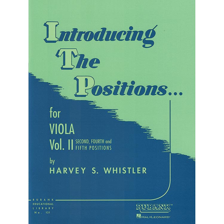 Introducing the Positions, book 2, Viola; Whistler (Rub)