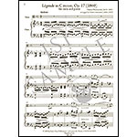 Legende in C minor, Op. 17 for viola and piano (arr. Anzoletti); Henryk Wieniawski (Gems Music Publications)