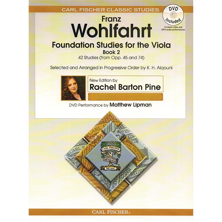 Foundation Studies, Viola, book 2 book /DVD/MP3; Wohlfahrt (Carl Fischer)