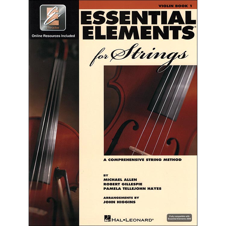 Essential Elements for Strings (New), Book 1 with online audio access, for violin (Hal Leonard)
