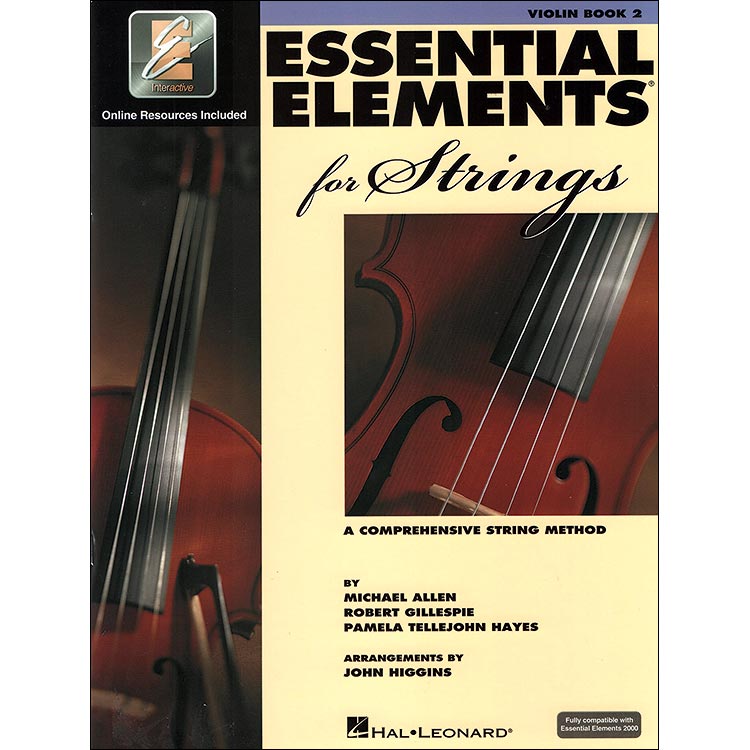 Essential Elements for Strings (New), Book 2 with online audio access, for violin (Hal Leonard)