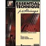 Essential Technique for Strings (New), book 3 with online audio access, for violin (Hal Leonard)