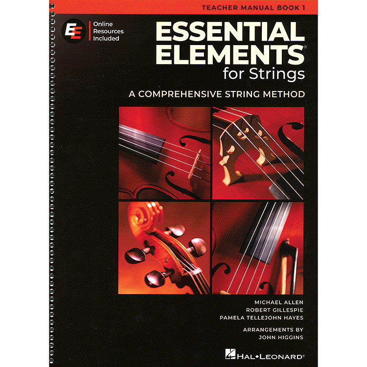 Essential Elements for Strings - Teacher Manual Book 1 with online resources (2025 edition); Allen