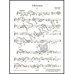 2 Romances, violin or viola and piano; Elfrida Andree (Schott Edition)