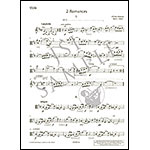 2 Romances, violin or viola and piano; Elfrida Andree