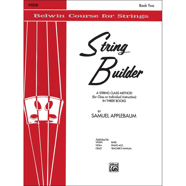 String Builder, Book 2, for violin; Samuel Applebaum (Alfred)