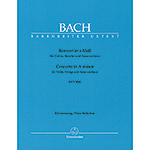 Concerto in A Minor, BWV 1041 for violin and piano (urtext); Johann Sebastian Bach