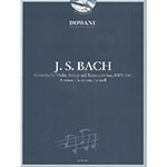 Concerto No. 1 in A Minor BWV 1041, for violin and piano, Book/3 Tempi CD; Johann Sebastian Bach (Dowani)