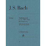 Concerto in E Major, BWV 1042 for violin and piano (urtext); Johann Sebastian Bach