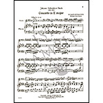 Concerto in E Major, BWV 1042, for violin and piano (E. Hermann); Johann Sebastian Bach