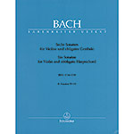 Sonatas, Volume 2, BWV 1017-19, for violin & continuo (urtext); Johann Sebastian Bach (Barenreiter)