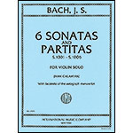 Six Sonatas & Partitas for solo violin, BWV 1001-1006 (Galamian); Johann Sebastian Bach